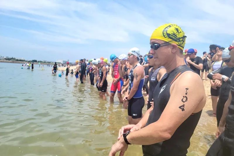 キッズトライアスロン&アクアスロンin二色浜